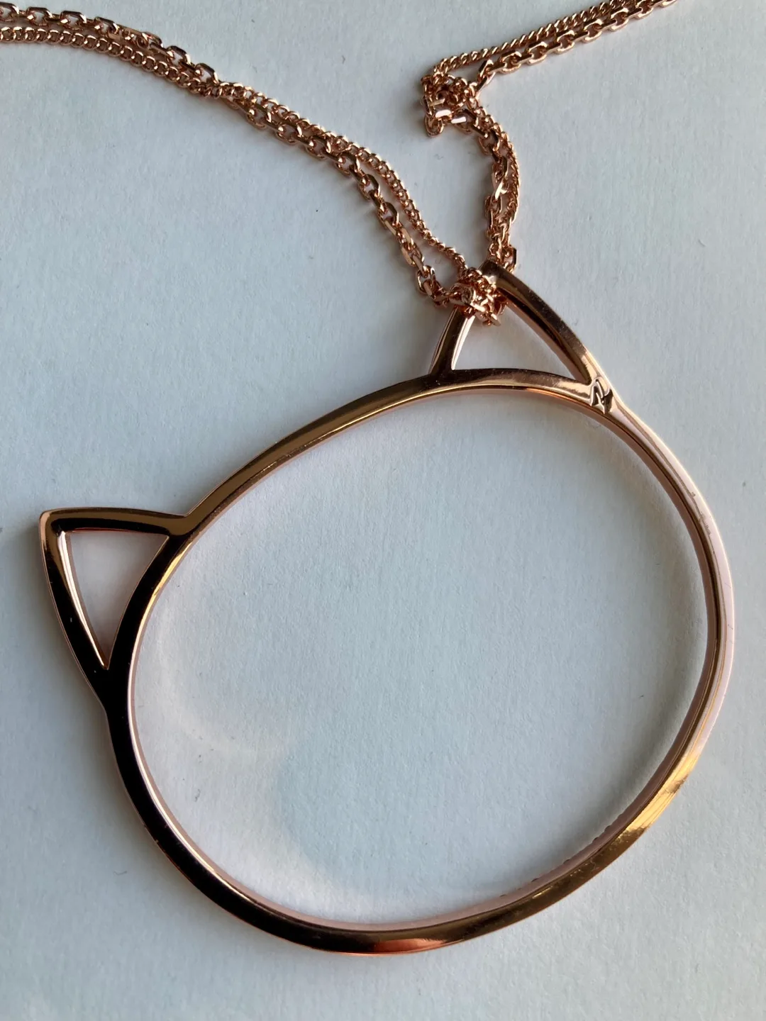 KARL LAGERFELD SWAROVSKI Cat Choupette Pendant Necklace NWT image indicator(3)