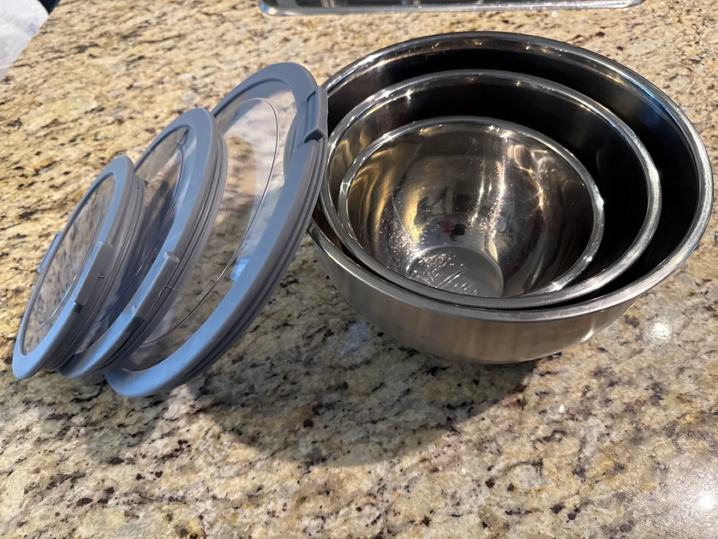 Stainless Steel Mixing Bowls with Lids thumbnail