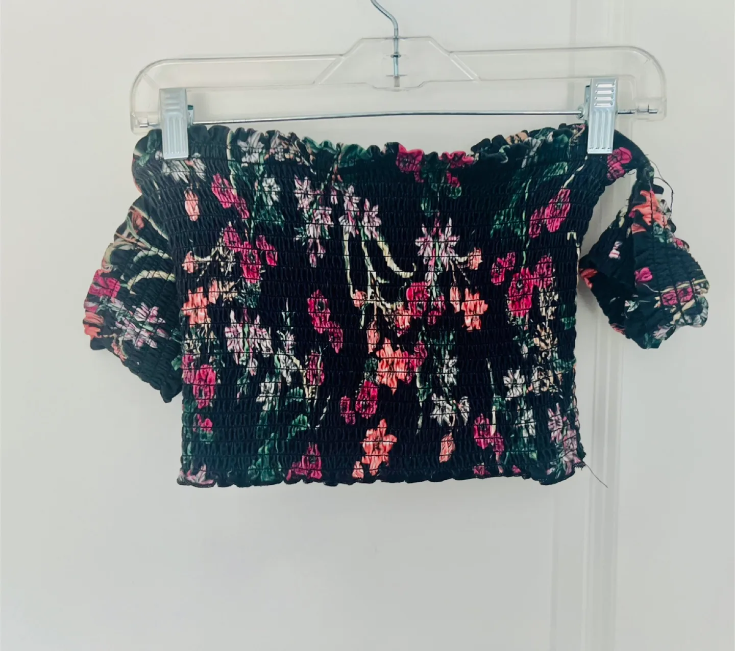 🌸Revamped Floral Crop Top🌸➕FREE bra thumbnail