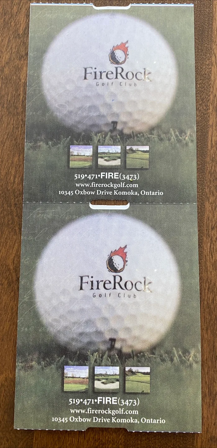 4 Golf passes for FireRock