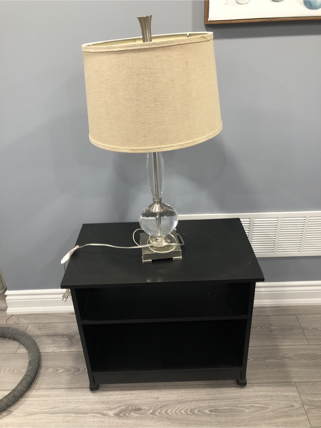 Table Lamp and Nightstand