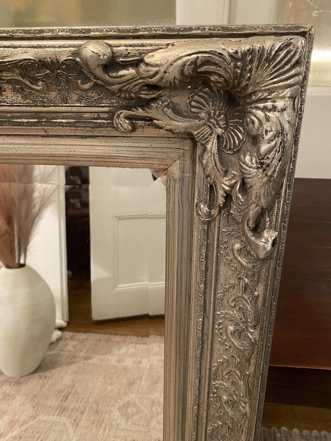 Ornate Silver Mirror - photo 4