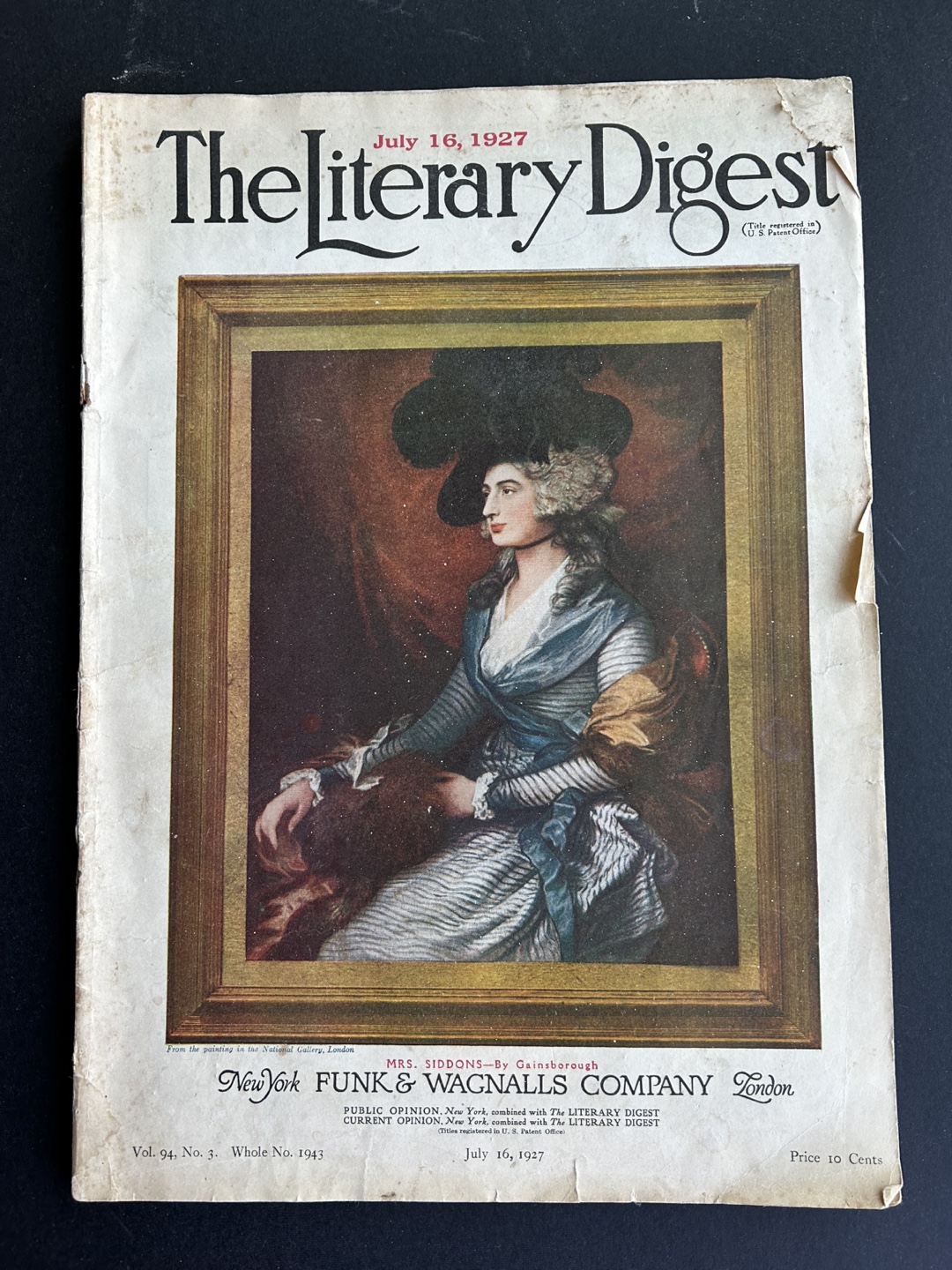 The Literary Digest July 16, 1927