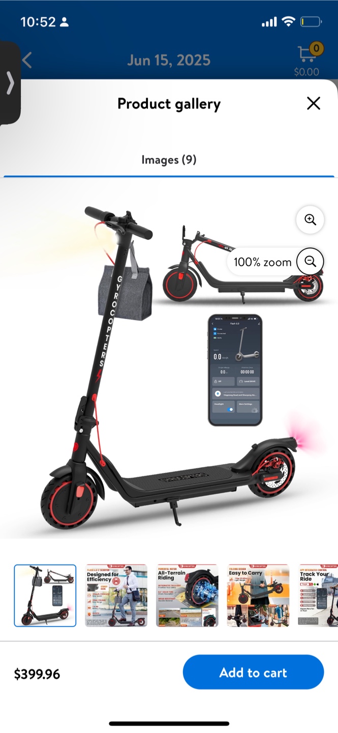 GyroCopters E-Scooter 6.0 adult