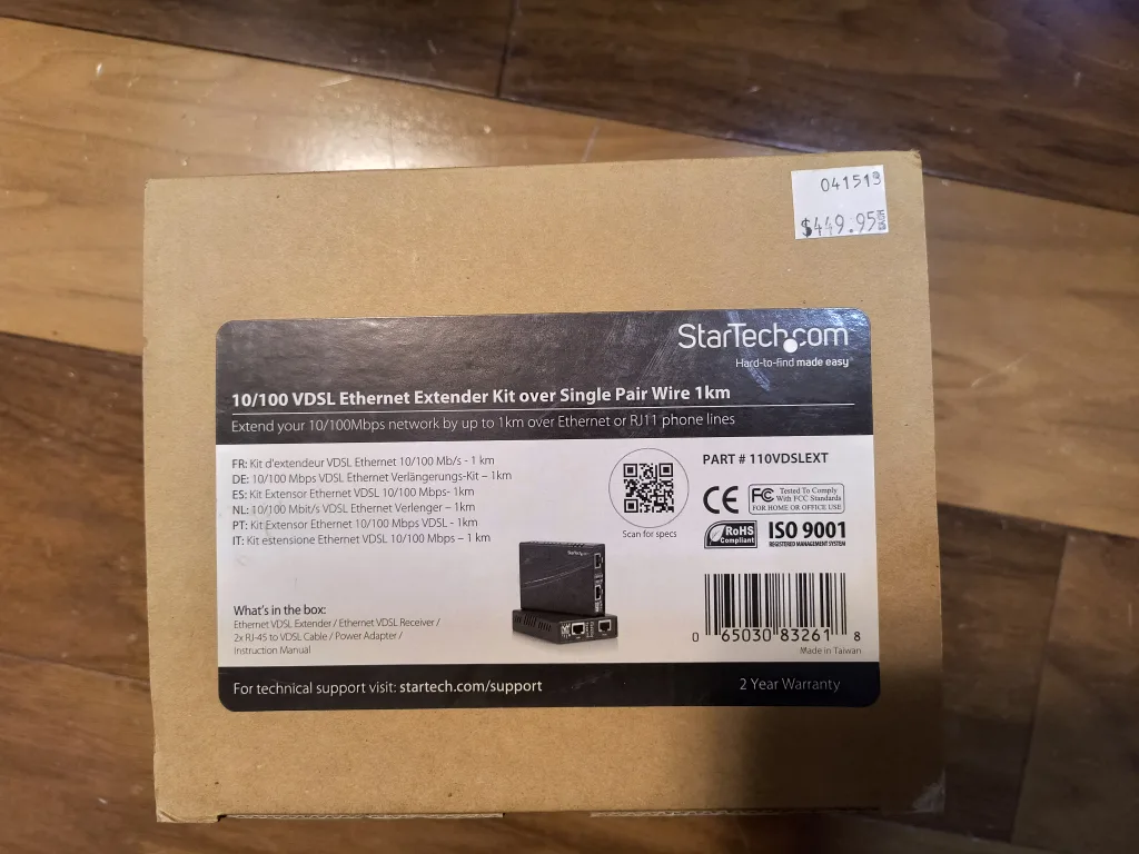 1km VDSL Ethernet Extender Set image indicator(2)