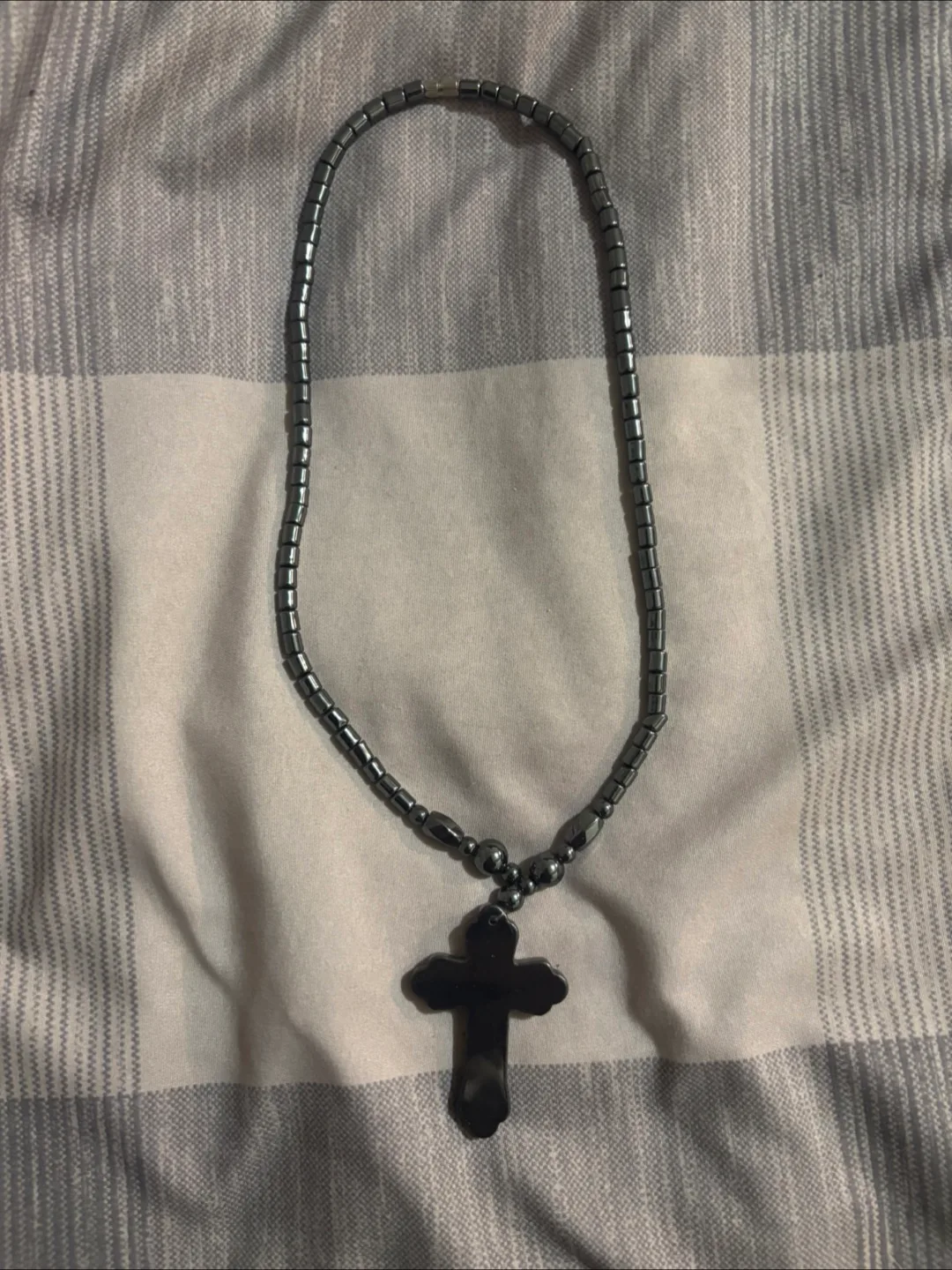 Silver Cross Necklace image indicator(3)