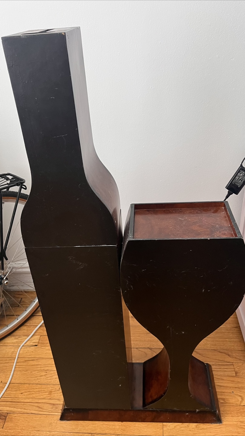 Wooden Wine Rack and Glass Holder - photo 2