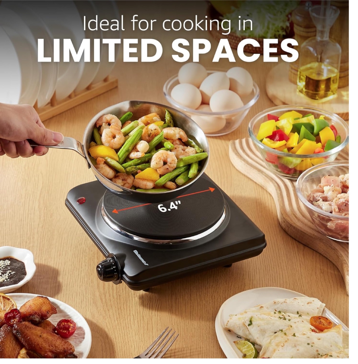 Countertop Single Flat Burner, Electric Hot Burner - photo 4