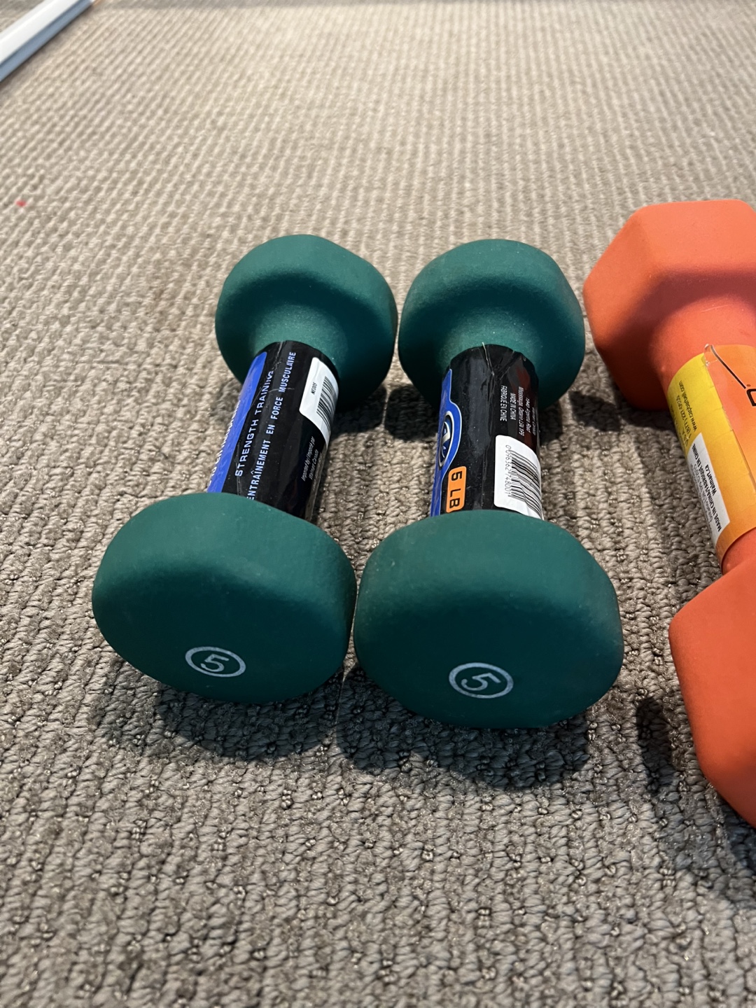 3 Set of Dumbbells - 5, 8, and 10 lbs - photo 2
