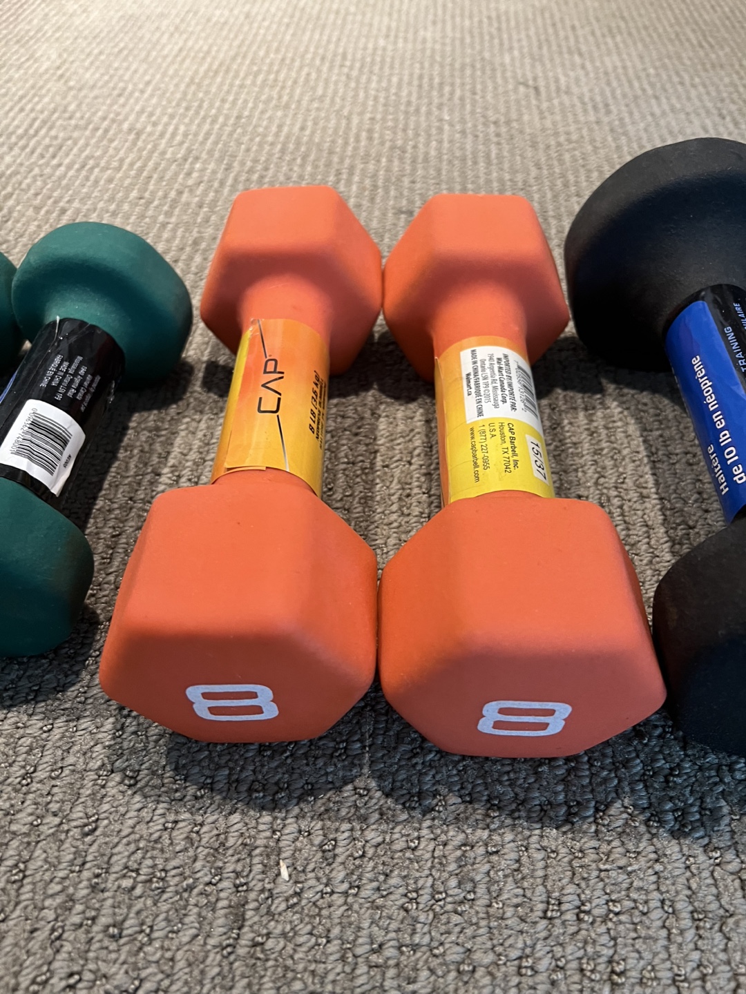 3 Set of Dumbbells - 5, 8, and 10 lbs - photo 3