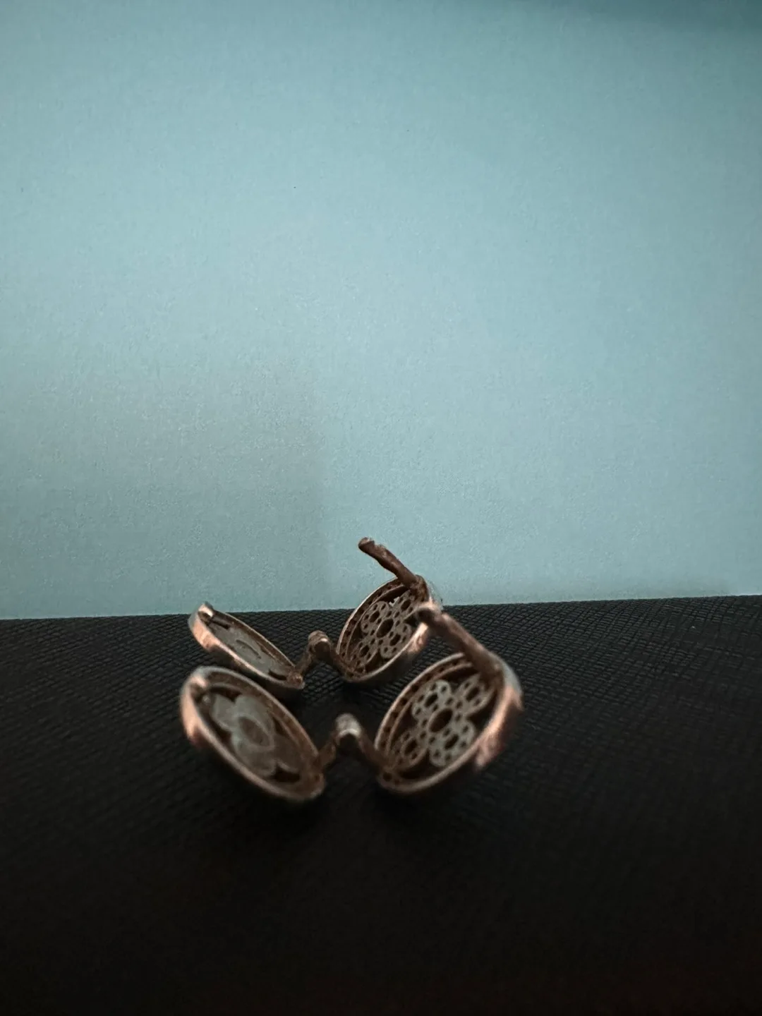 Sterling Silver 925 Earrings two sides image indicator(4)