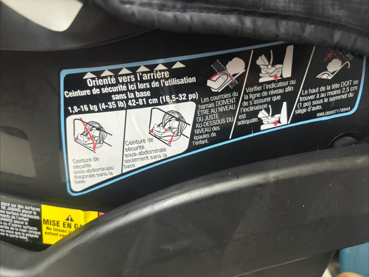 Baby Car Seat image indicator(2)