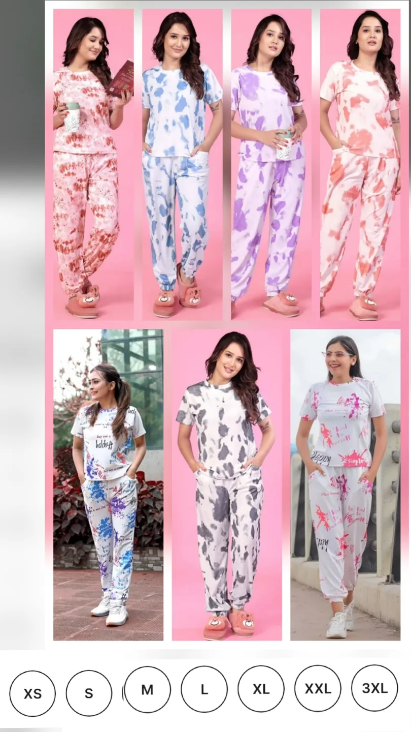 Comfortable Pajama Set - Various Sizes and Colors thumbnail