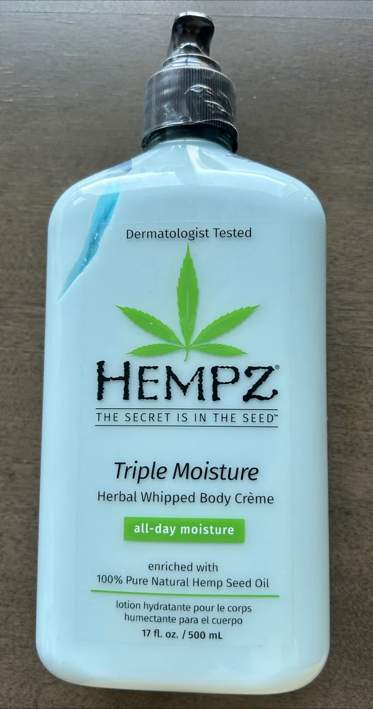 NEW HEMPZ Triple Moisture Herbal Whipped Body Creme(500ml thumbnail