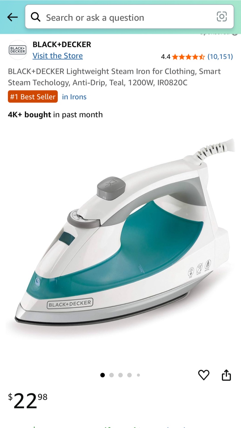 BLACK+DECKER Iron - photo 3