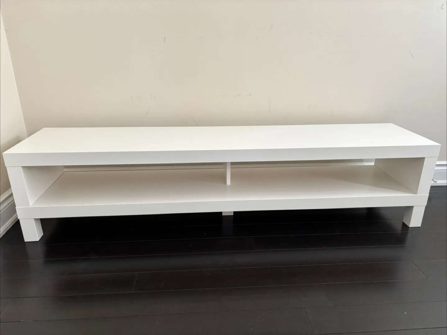 IKEA LACK White TV Stand / Bench thumbnail
