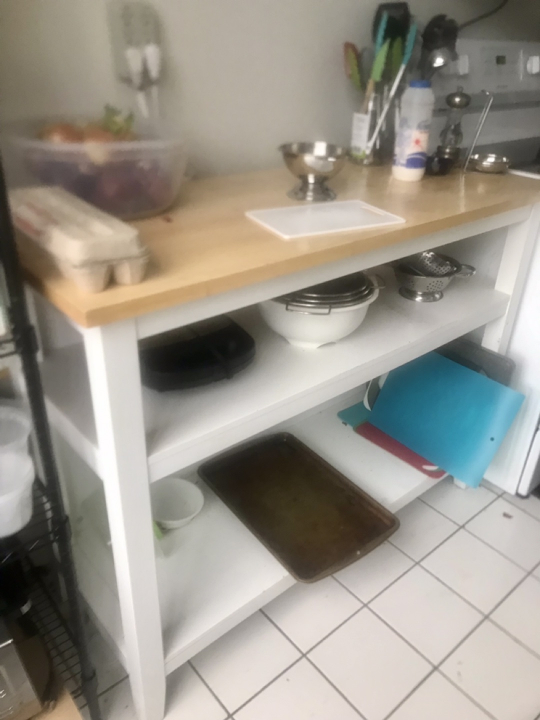 Kitchen Island Table with Drop Leaf - photo 5