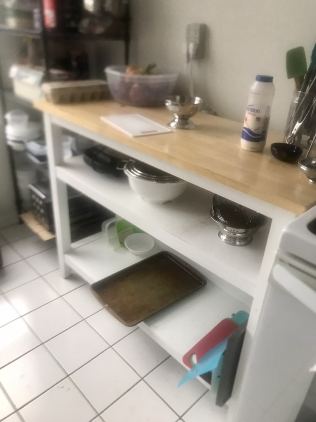 Kitchen Island Table with Drop Leaf - photo 4
