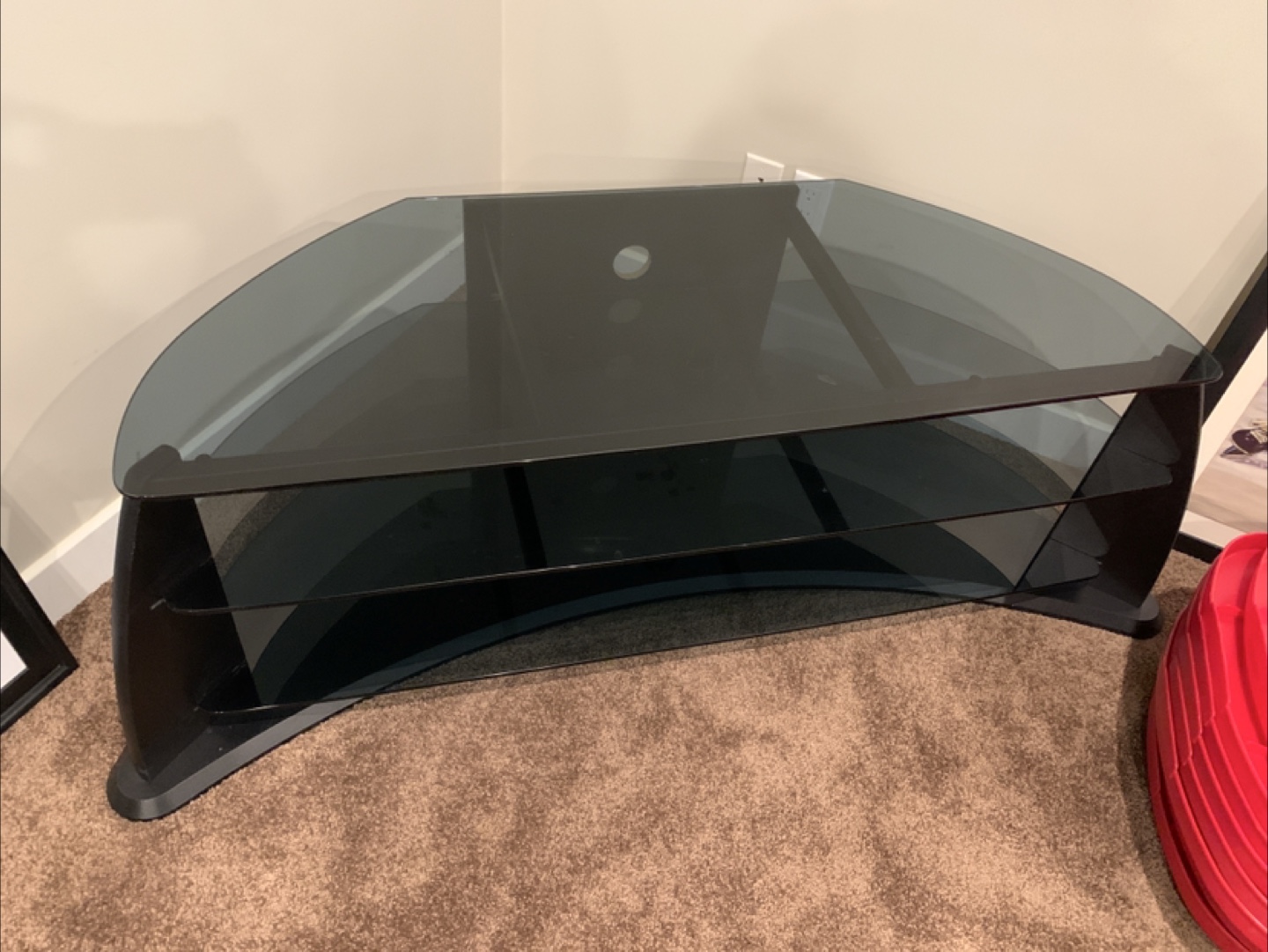 Black Glass Entertainment Unit