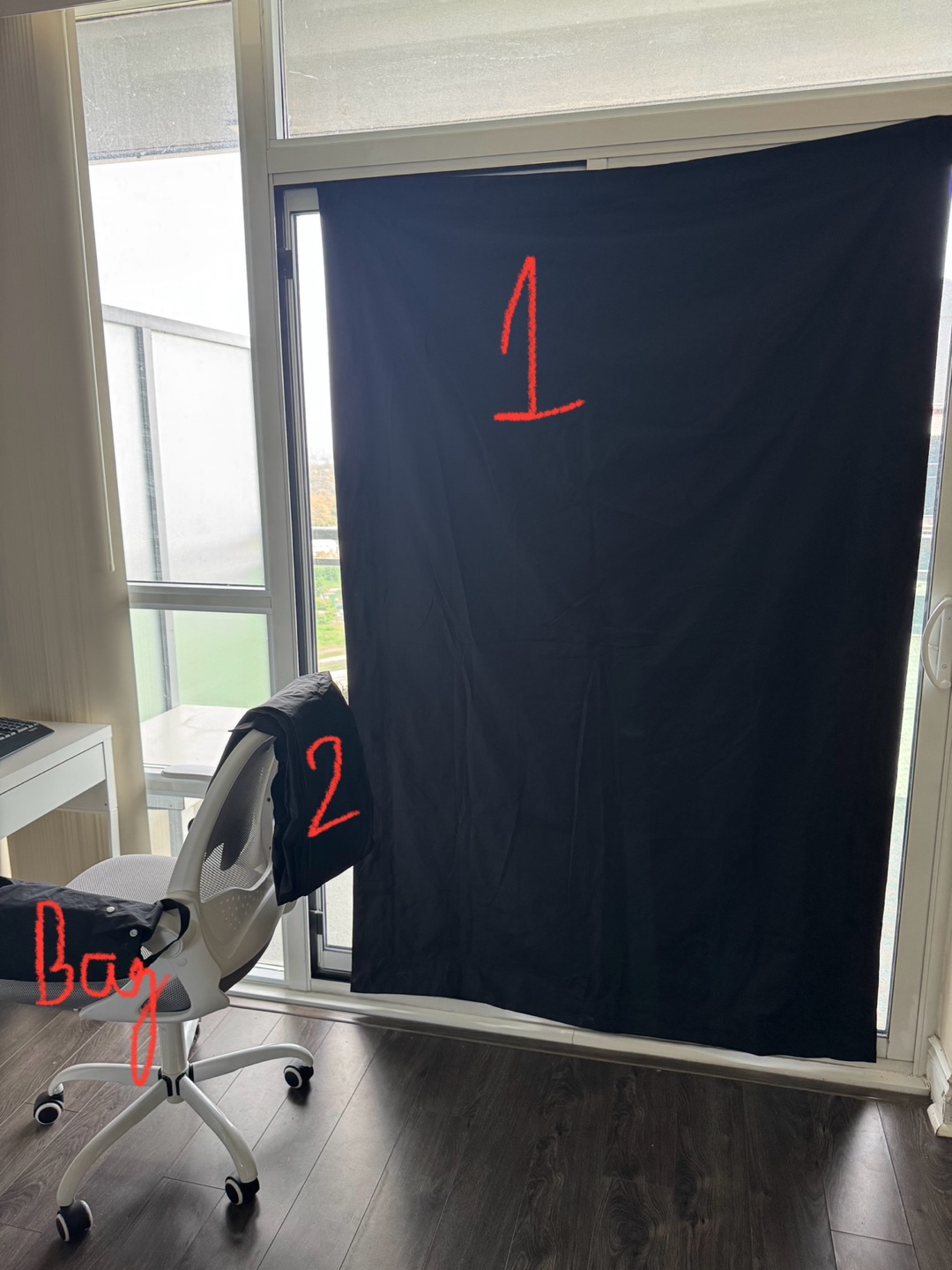 Amazon Basics Portable Blackout Curtains - 2 Pack - photo 2