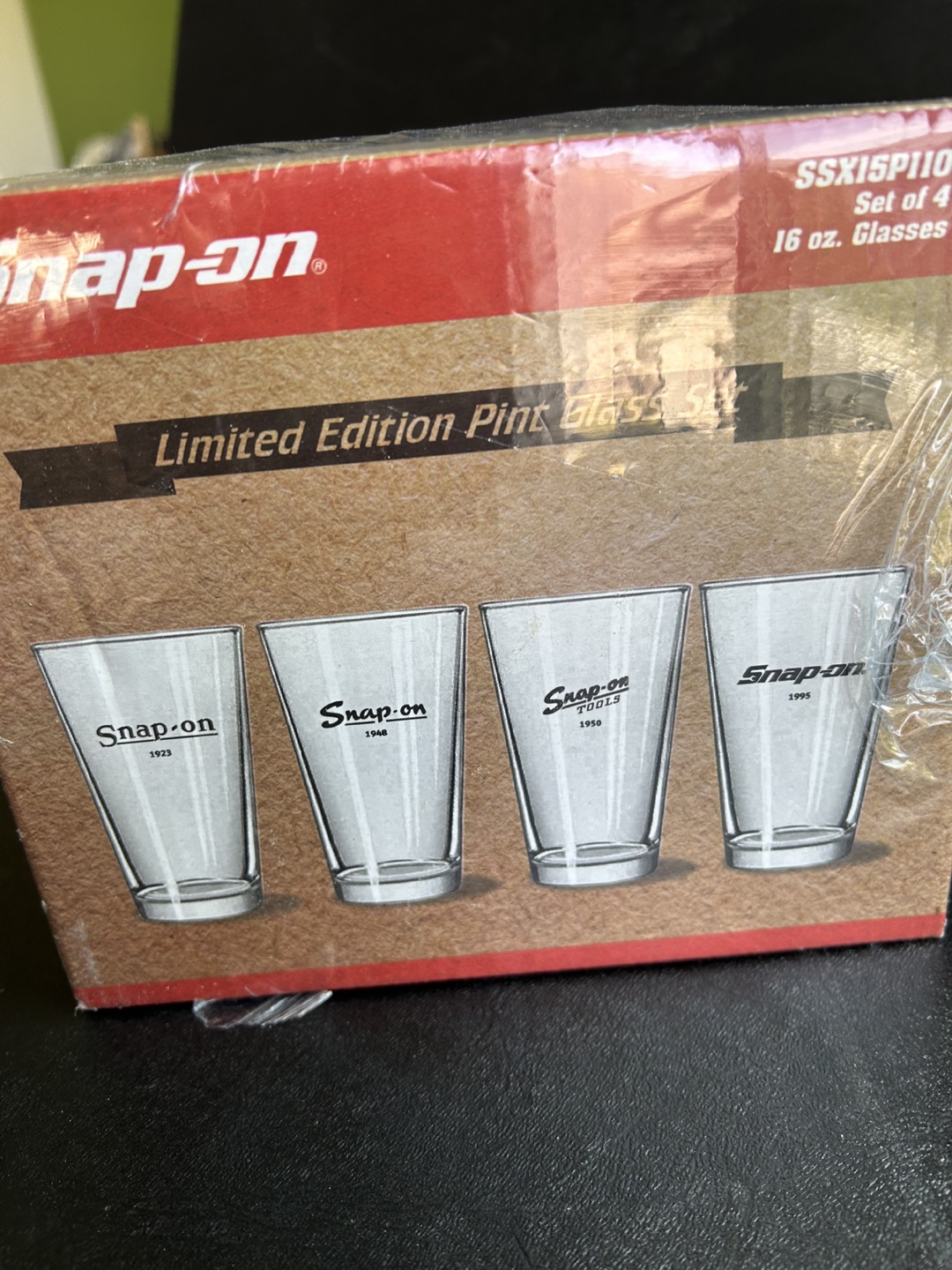 Snap-on Limited Edition Pint Glass Set