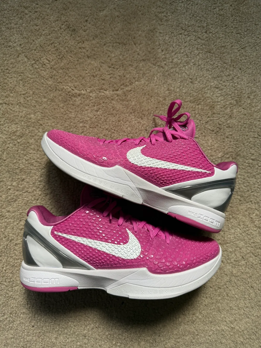 Nike Kobe 6 Protro Basketball Shoes - Pink thumbnail
