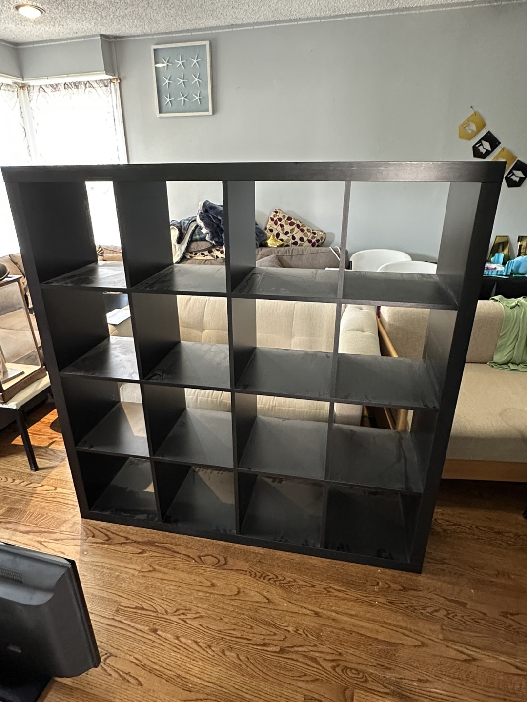 Black Cube Organizer Shelf