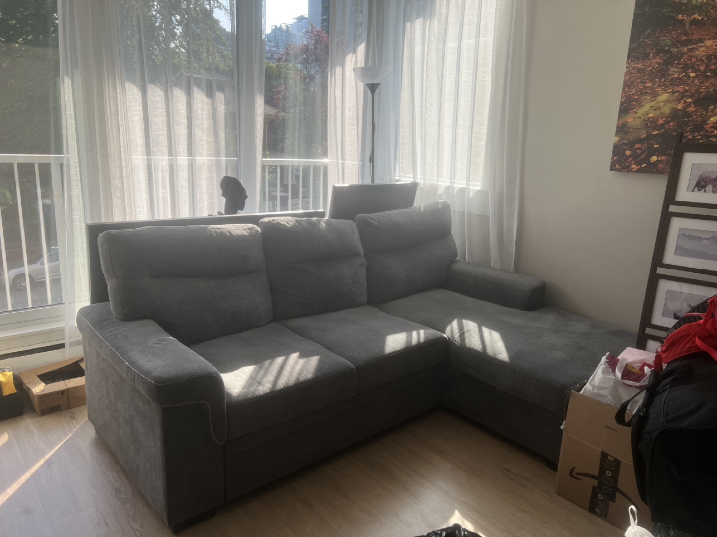 Grey Sectional Couch