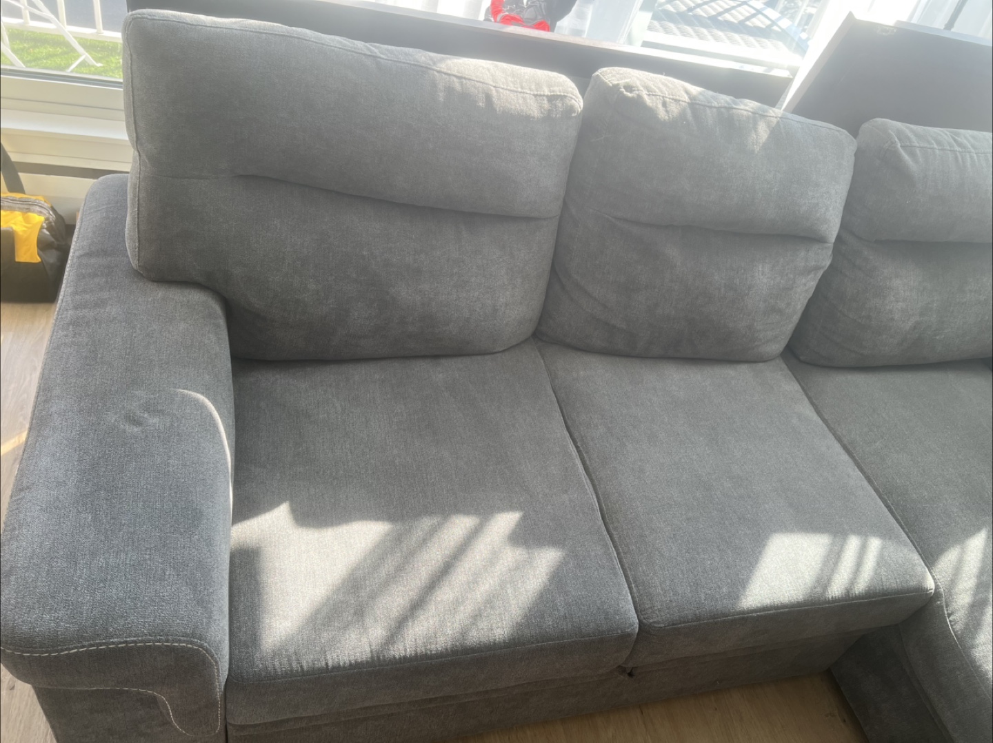 Grey Sectional Couch - photo 4