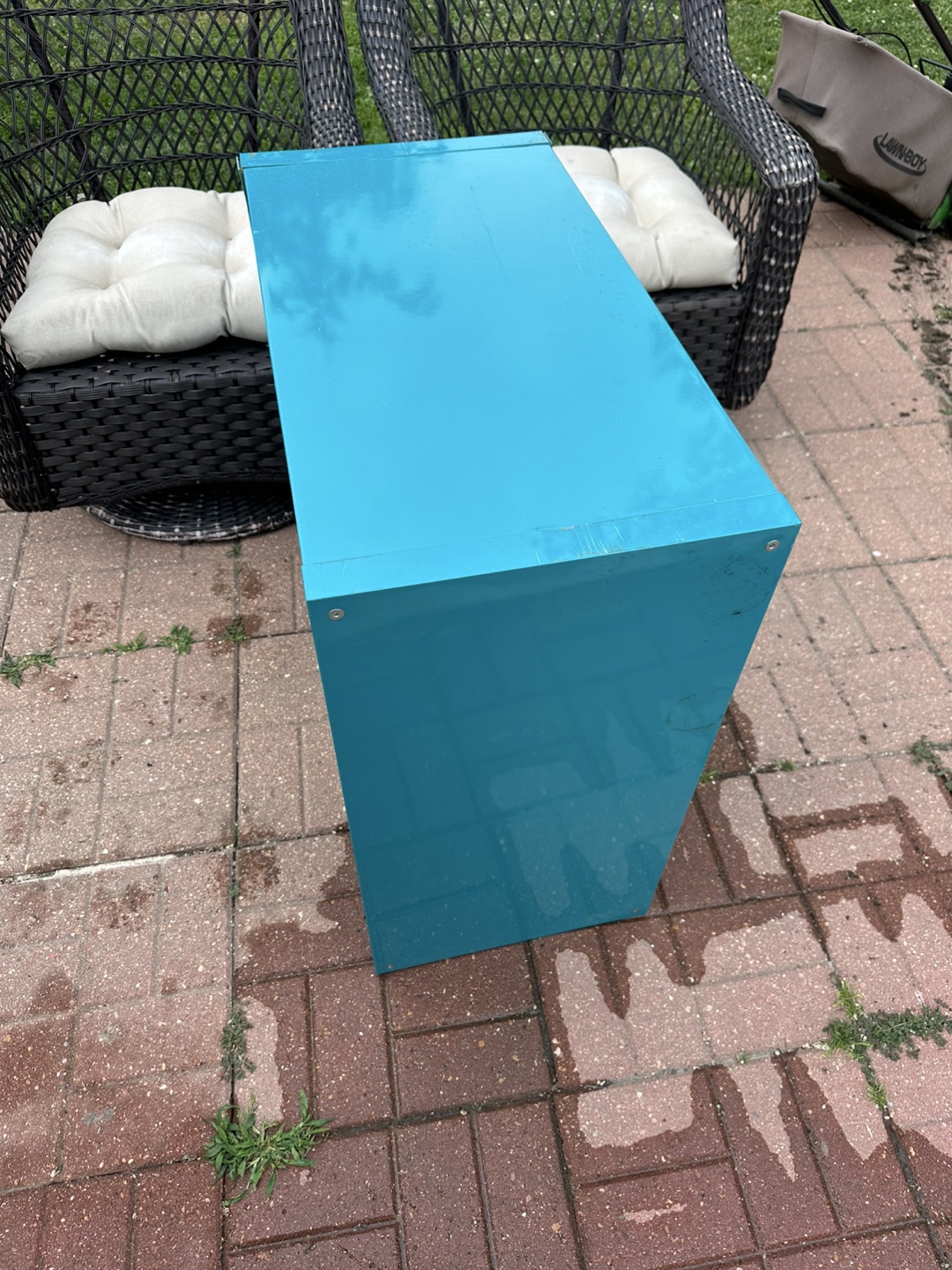 Teal Cube Storage Unit - photo 2