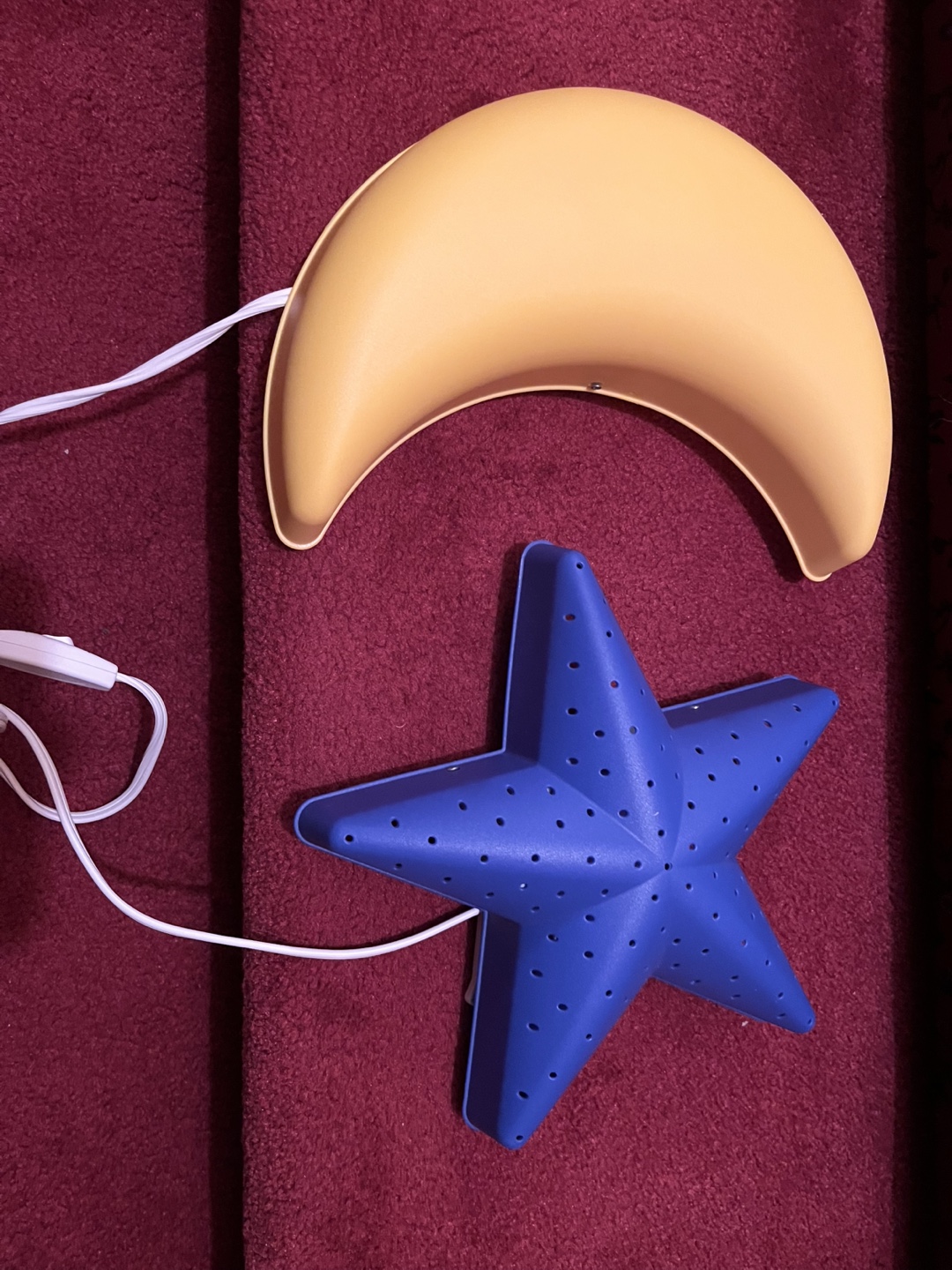 IKEA Blue Star and Yellow Moon Night Lights - photo 3