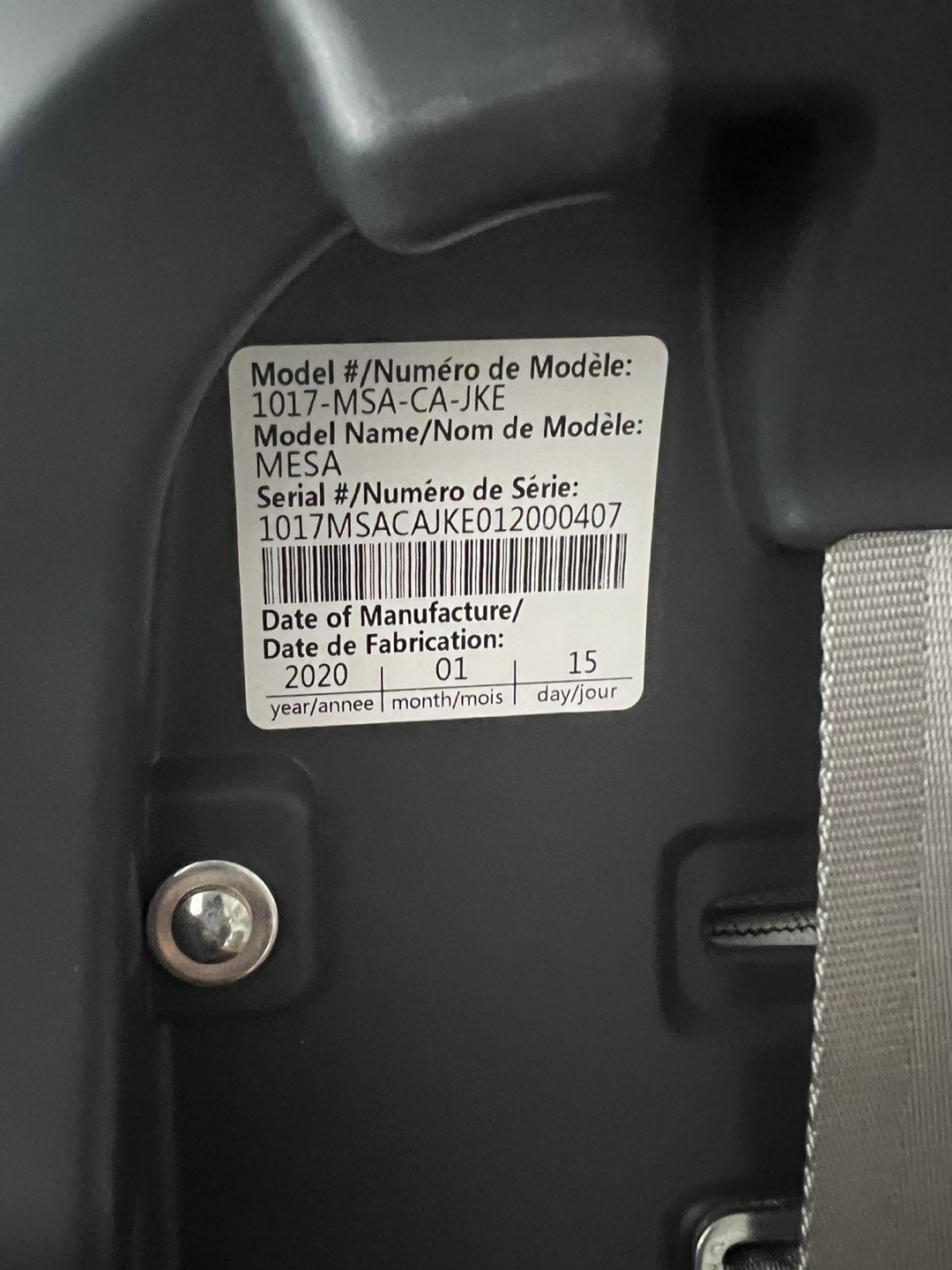 UPPAbaby Mesa Infant Car Seat - photo 3