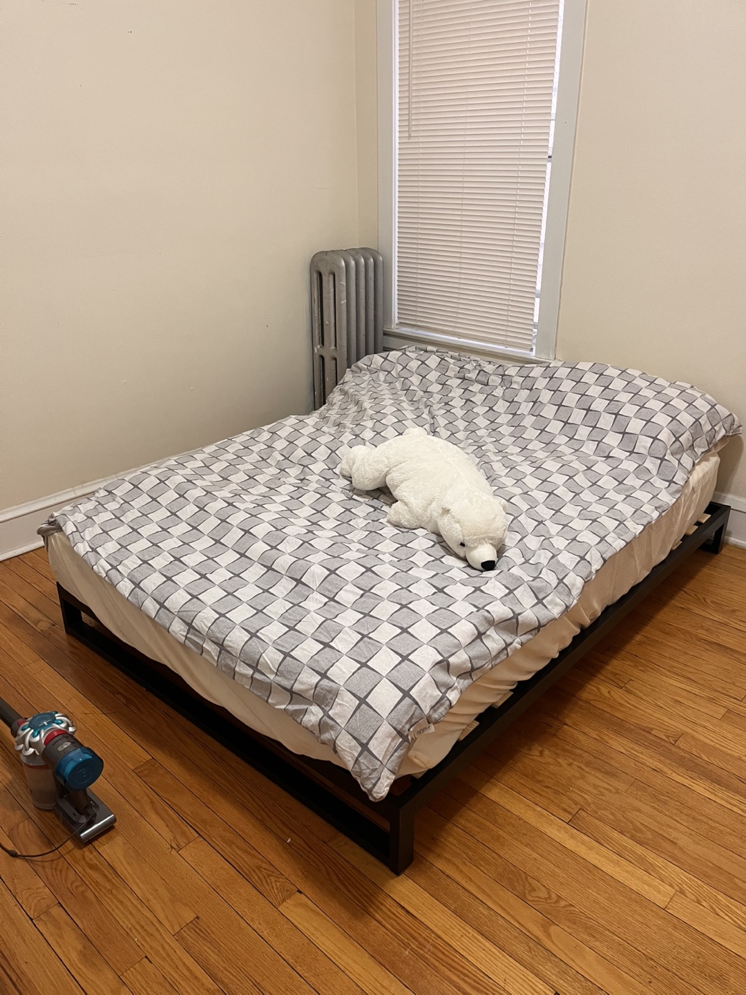 Full Size Bed Frame with mattress