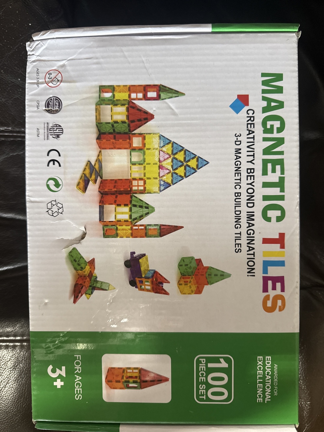 Magnetic Tiles Building Blocks Set
