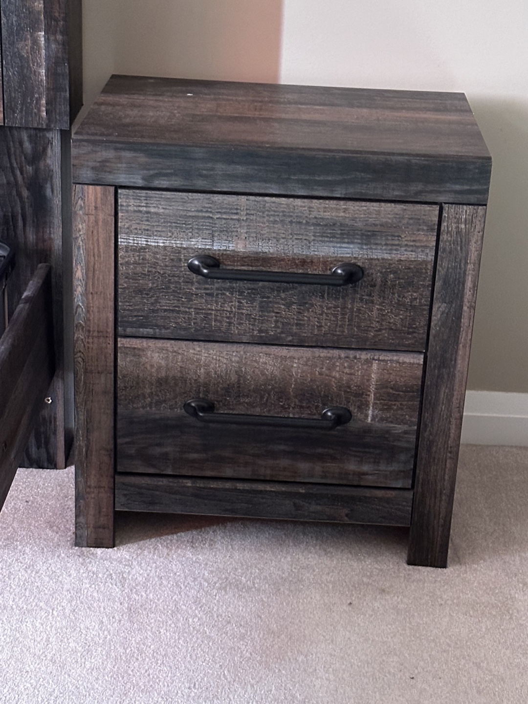 Nightstand with Two Drawers