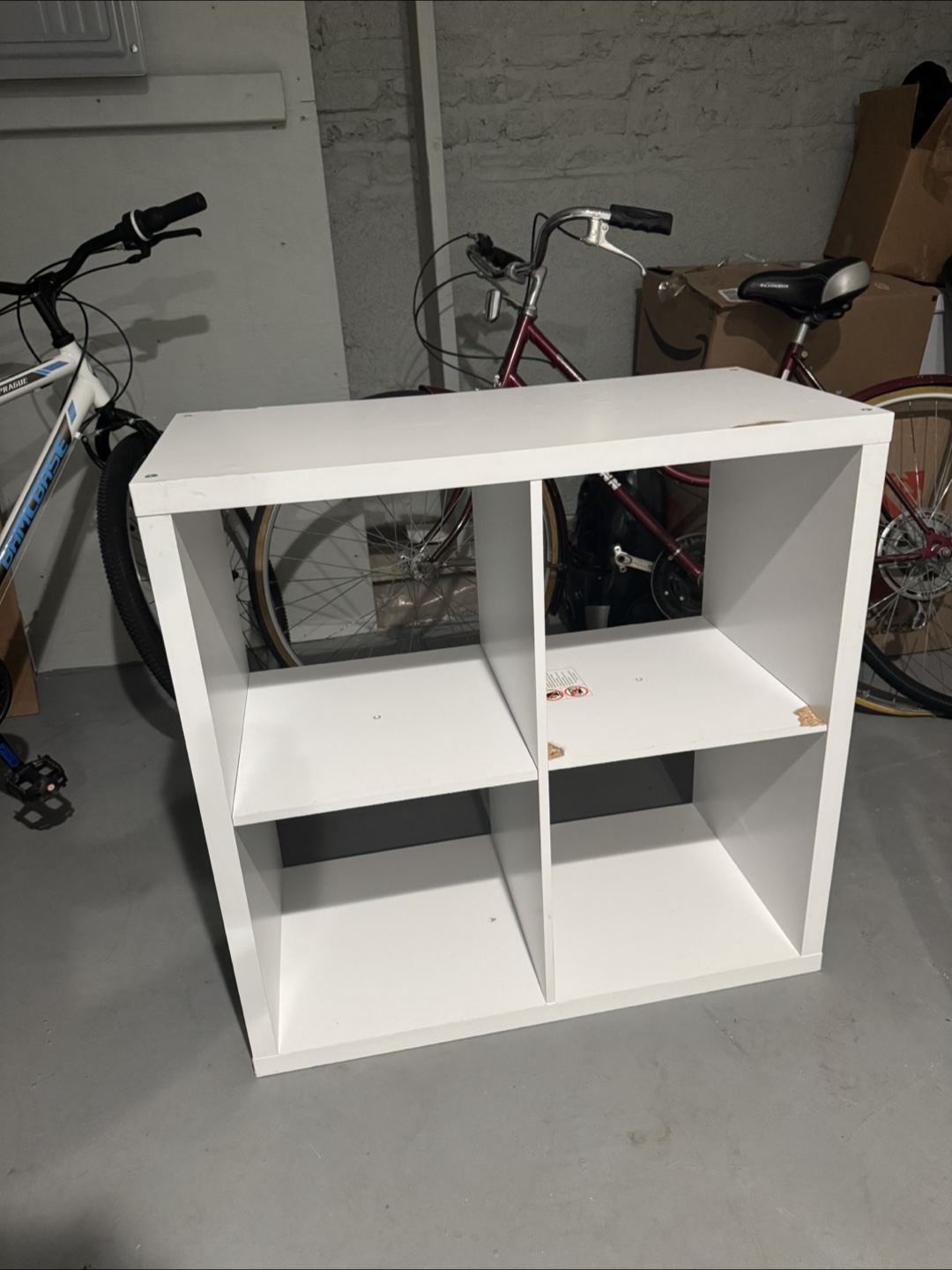 White 4-Cube Storage Organizer - photo 2