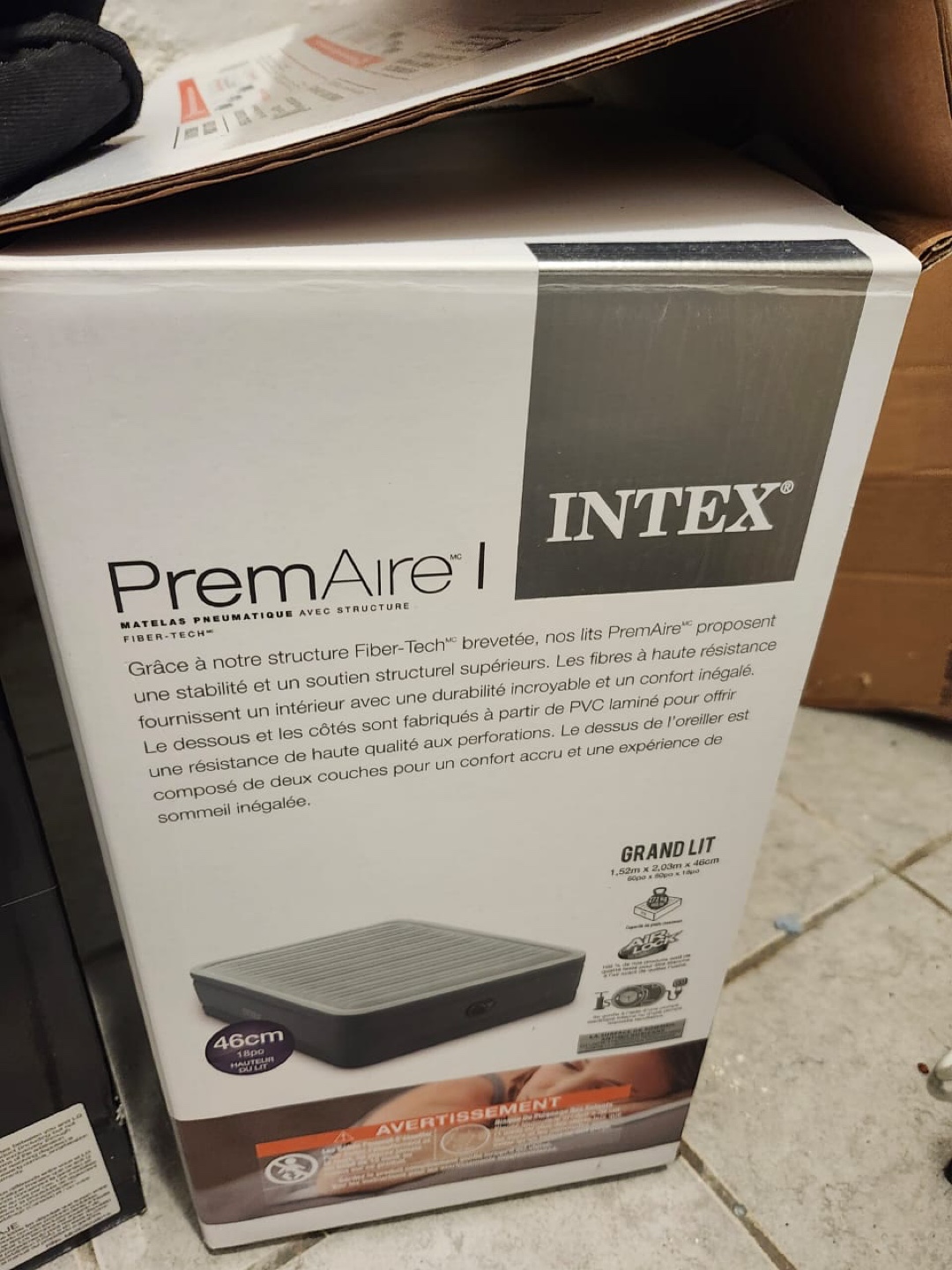Intex PremAire I Grand Lit Air Mattress