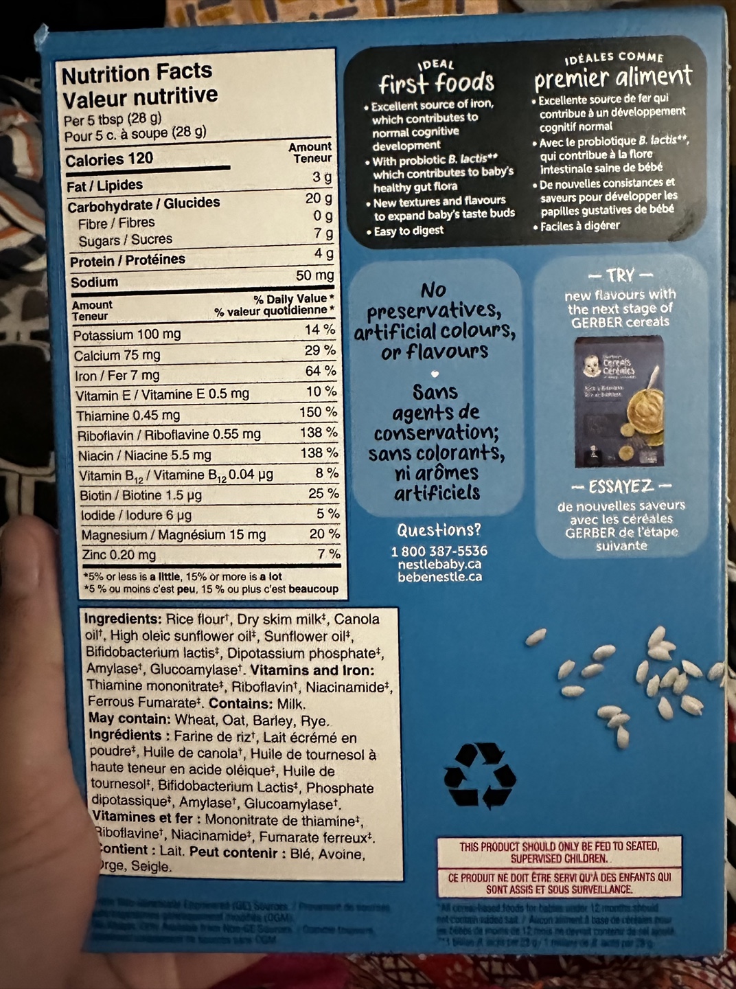 Gerber Rice Baby Cereal - photo 3