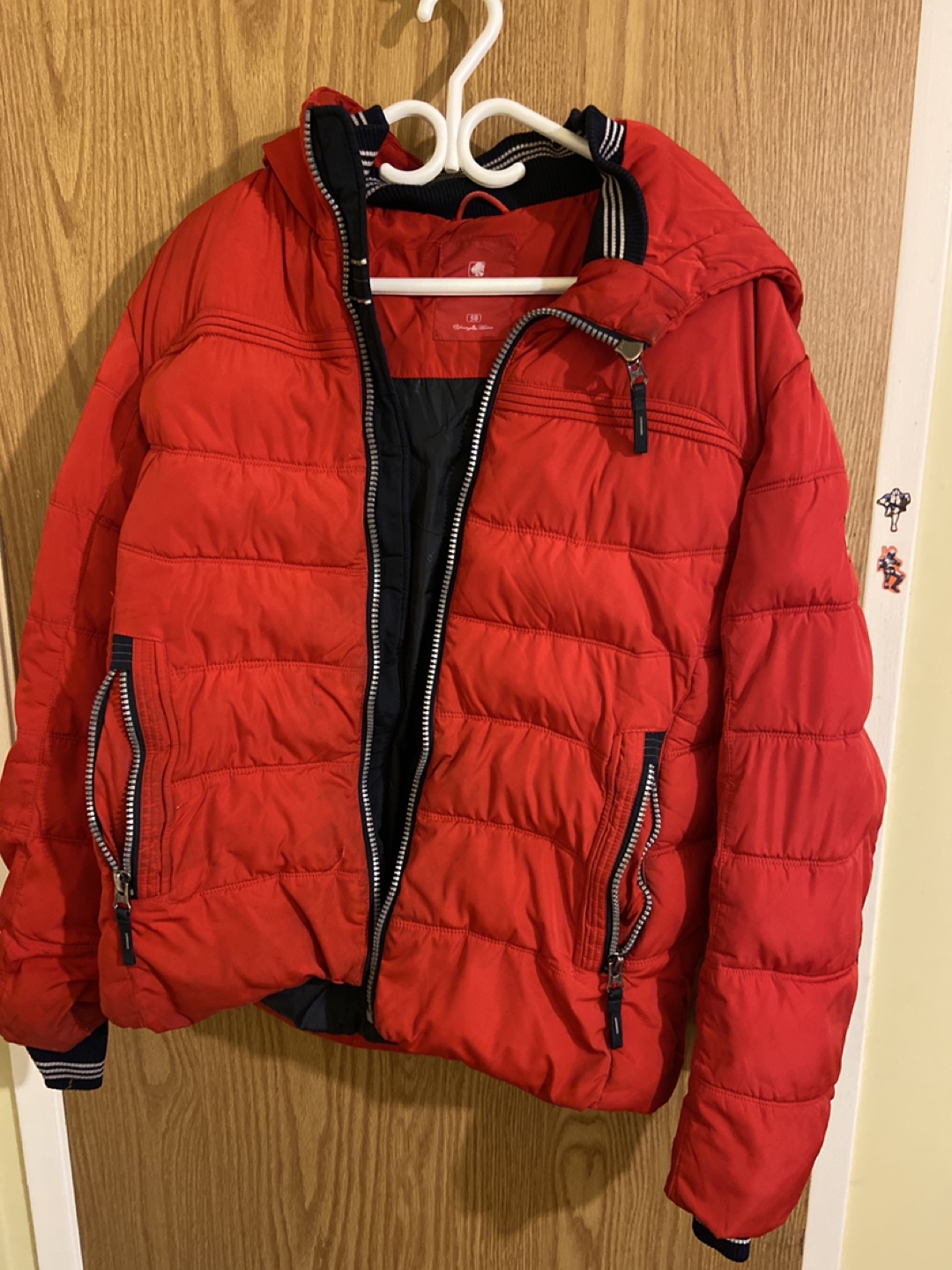 Kings Wind Winter Puffer Jacket - Red and blue Levi - photo 2