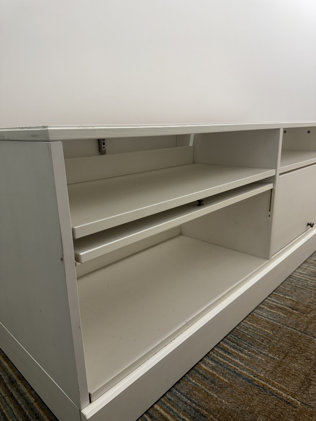 White TV Stand - photo 4