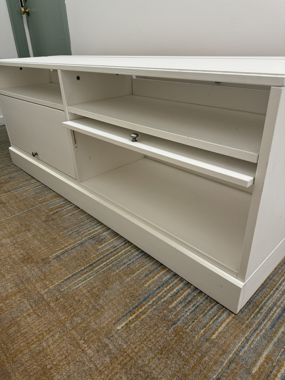 White TV Stand - photo 5