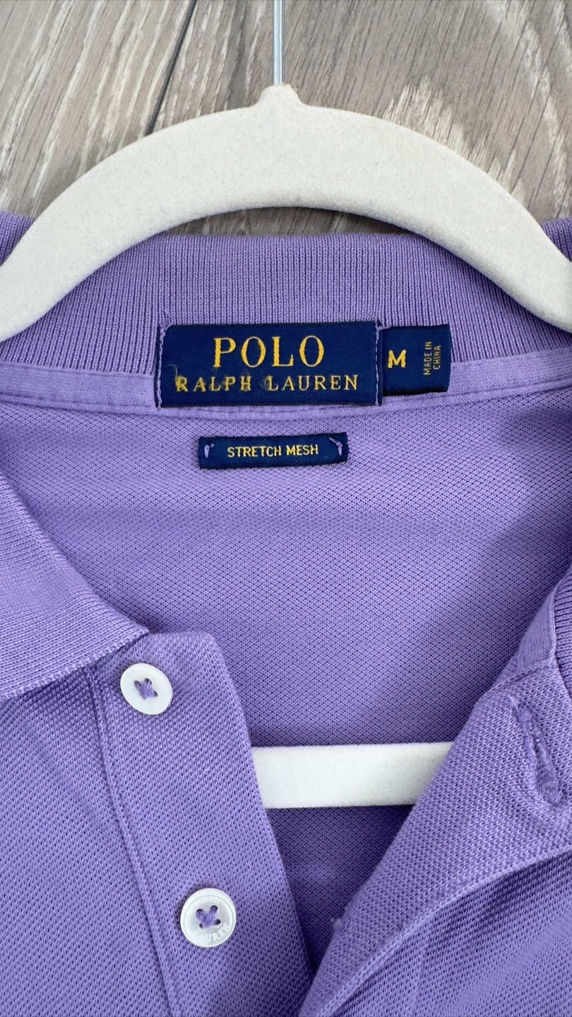 Polo Ralph Lauren Lavender Polo Shirt - Size M - photo 5