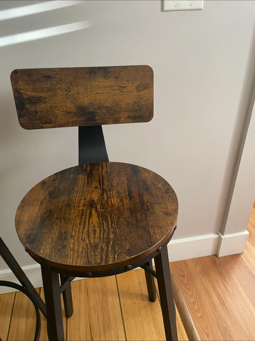 2 x Sturdy Industrial Design Bar Stools image indicator(3)