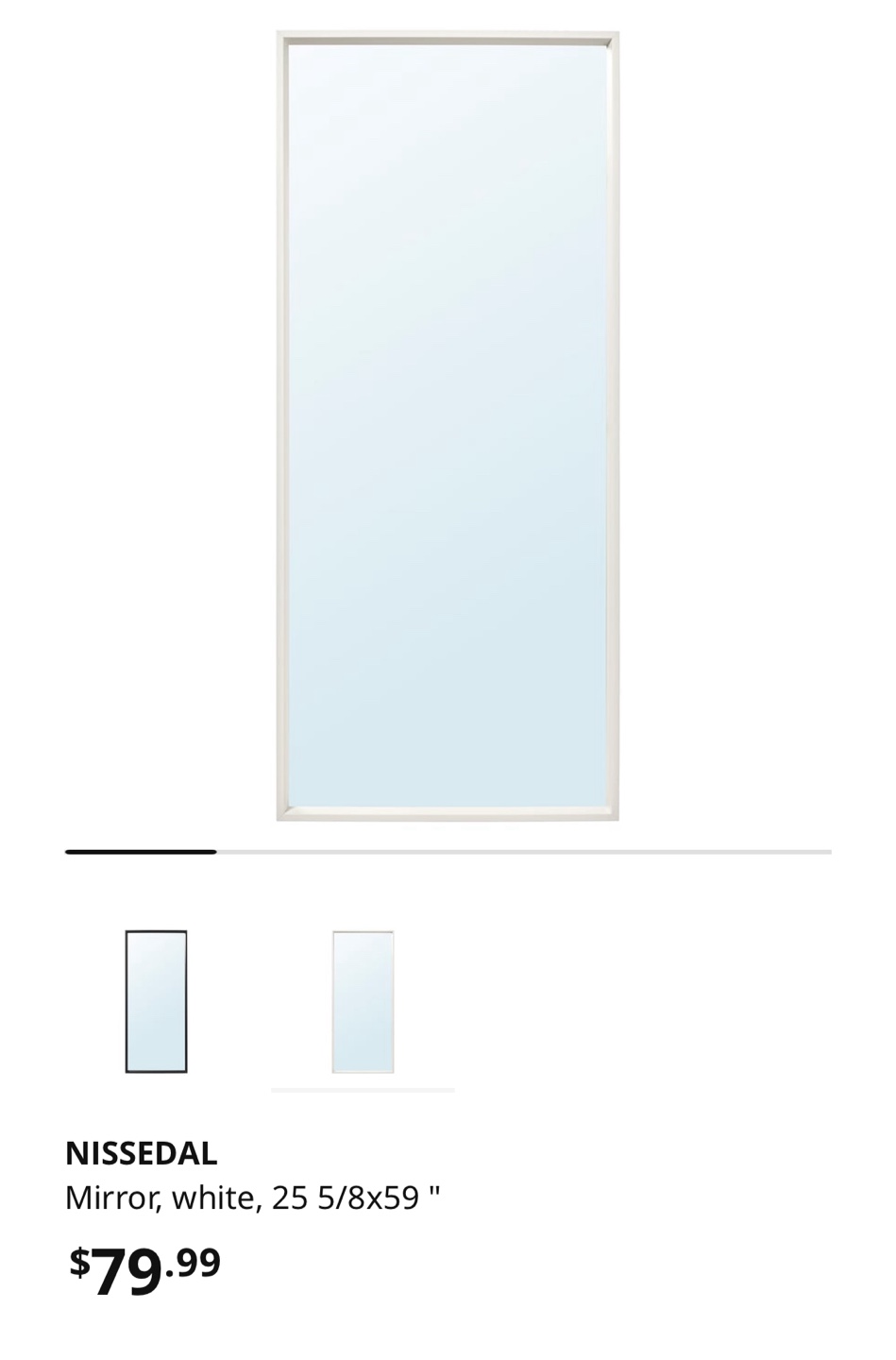 IKEA NISSEDAL Mirror