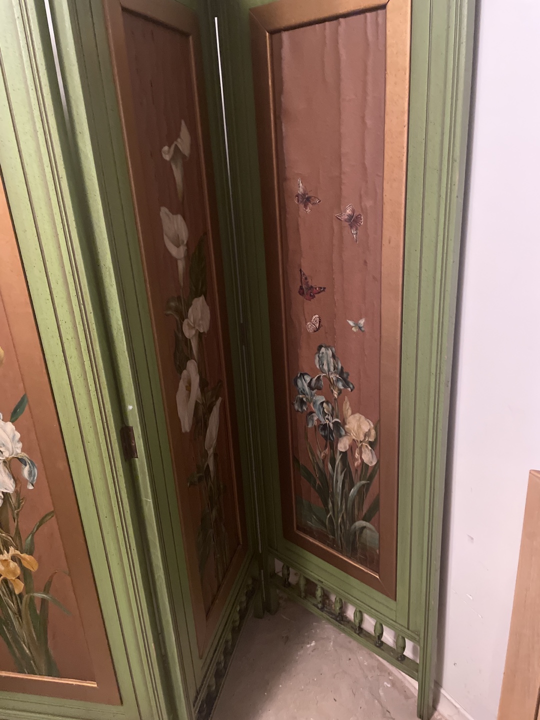 Decorative hand painted screen - photo 2