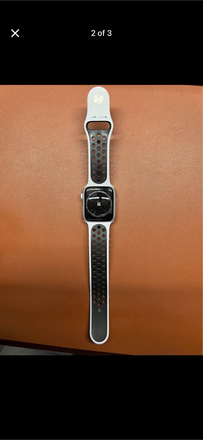 Apple Watch Nike SE GPS, 44mm Silver Al/Pure Platinum/Black. - photo 2