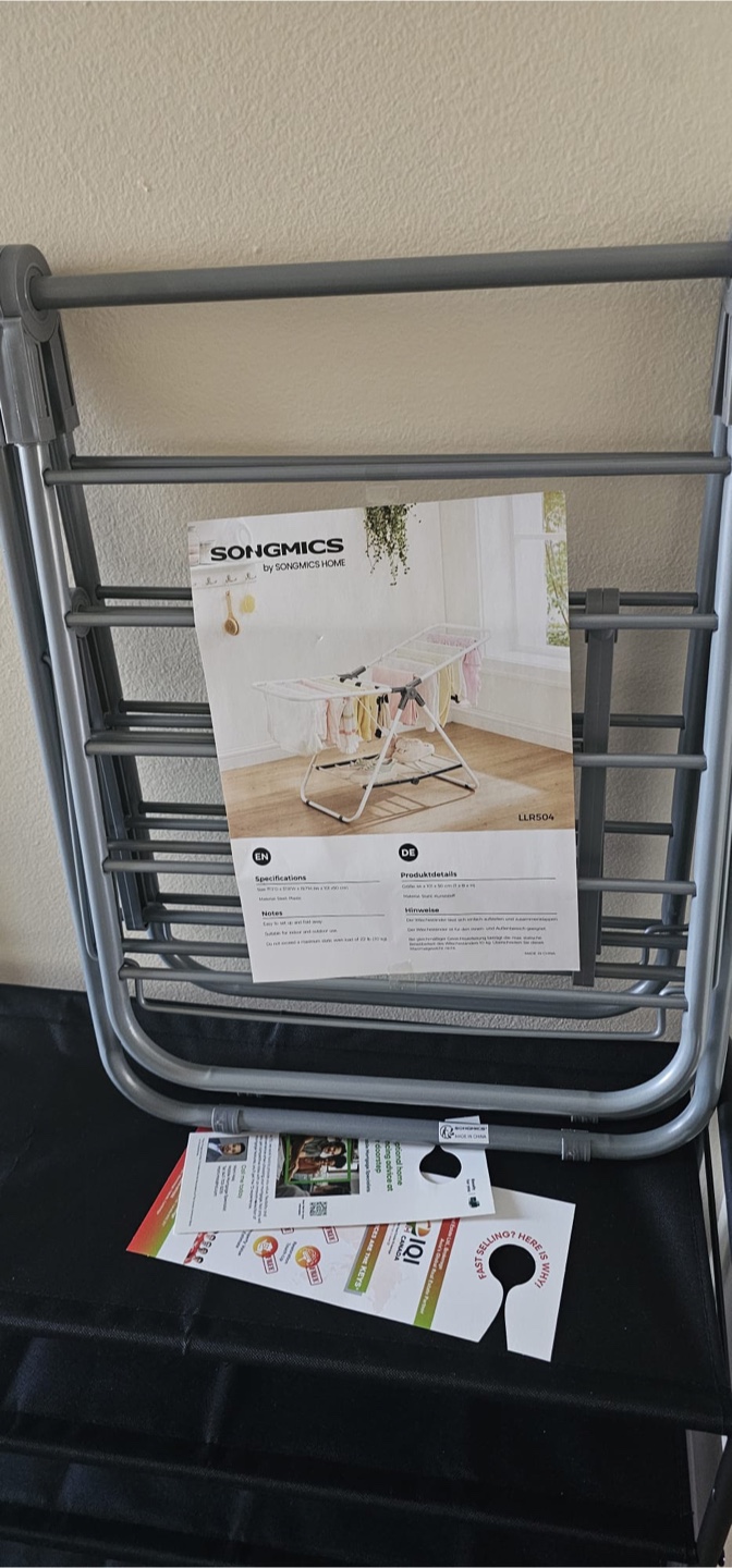 Folding drying rack - photo 3