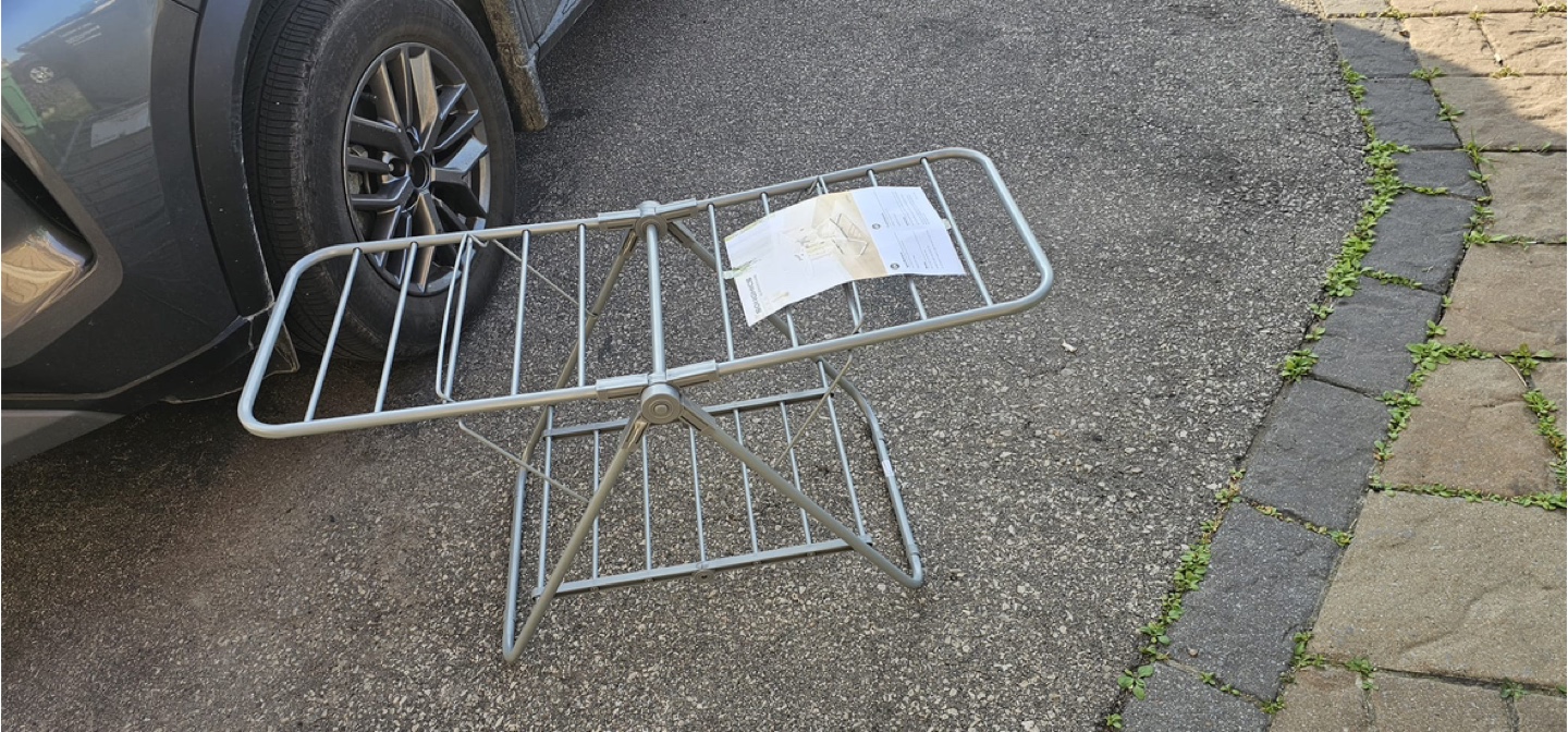 Folding drying rack - photo 2