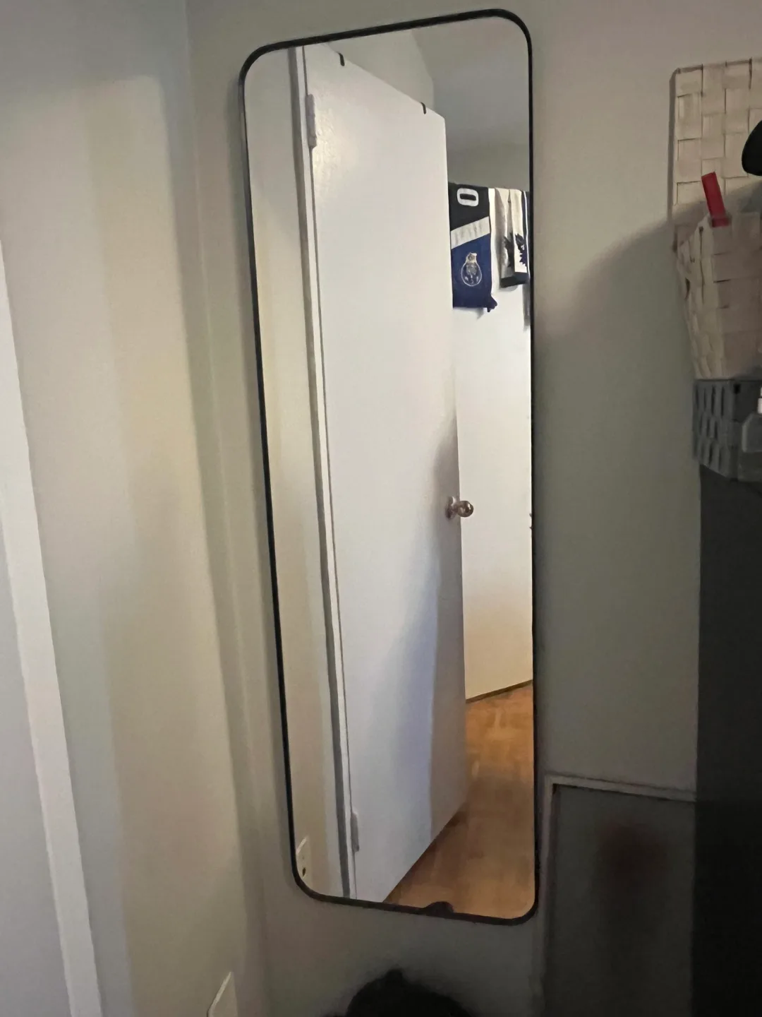 Black Frame Floor Mirror thumbnail
