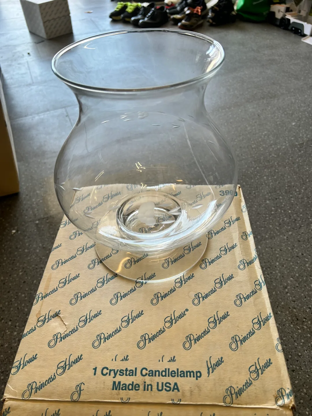 Princess House Crystal Candlelamp thumbnail